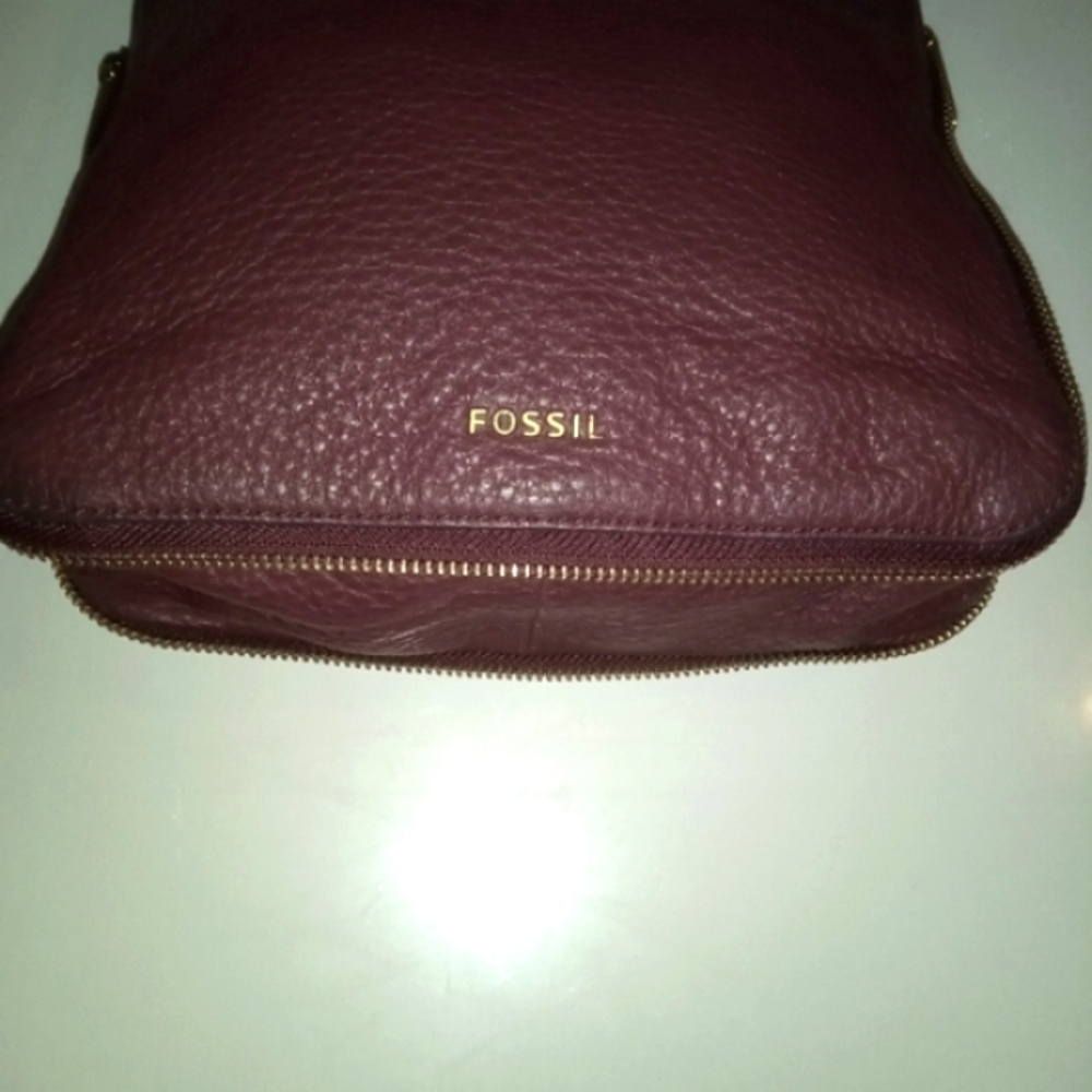 Fossil small Crossbody Burgundy